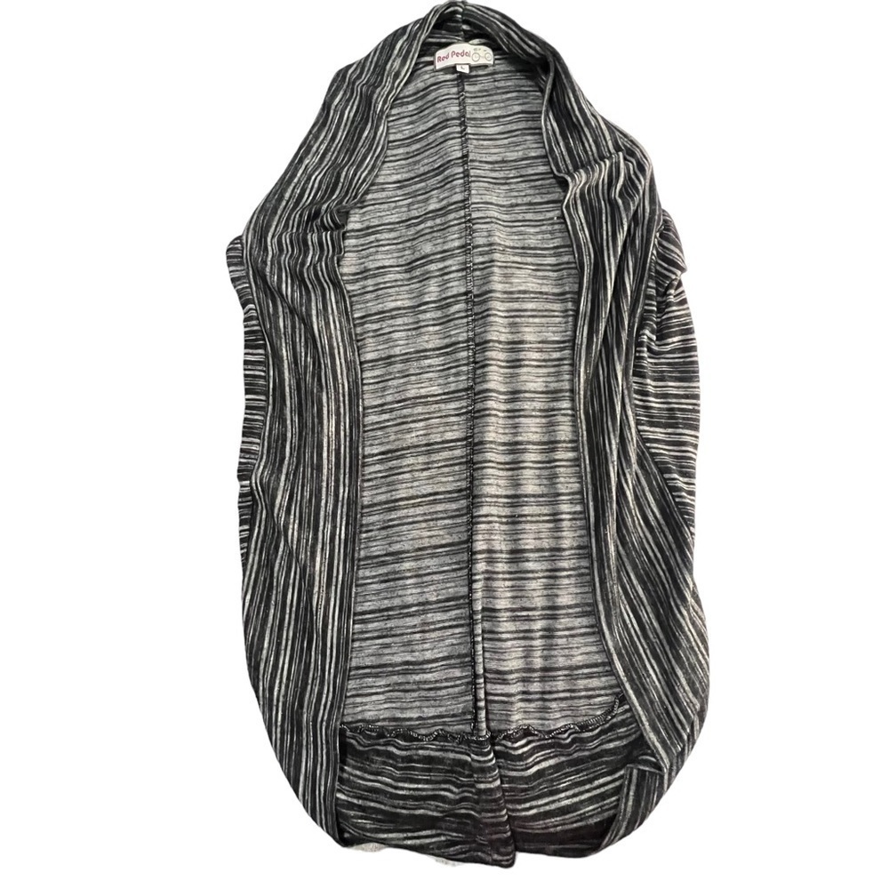 Red Pedal - Womens Black & Gray Tank Cover up, no closure size:Large